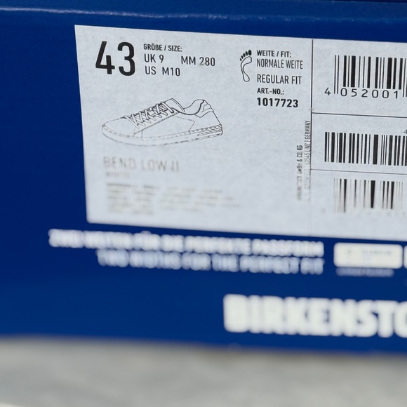 Mens white leather Birkenstock sneakers - Picture 6 of 7